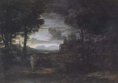  Nocturnal Landscape with Jacob and the Angel (mk17)
